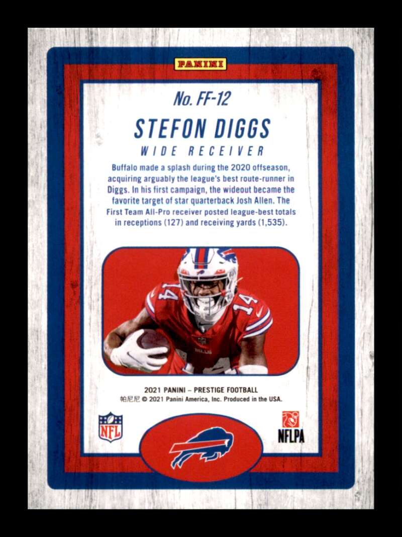 Load image into Gallery viewer, 2021 Panini Prestige Franchise Favorites Stefon Diggs #FF-12 Buffalo Bills Image 2
