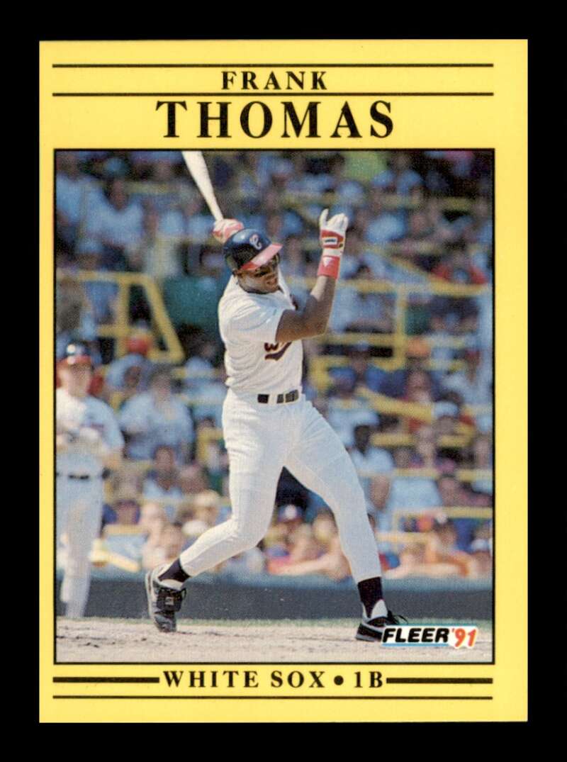 Load image into Gallery viewer, 1991 Fleer Frank Thomas #138 Chicago White Sox Image 1
