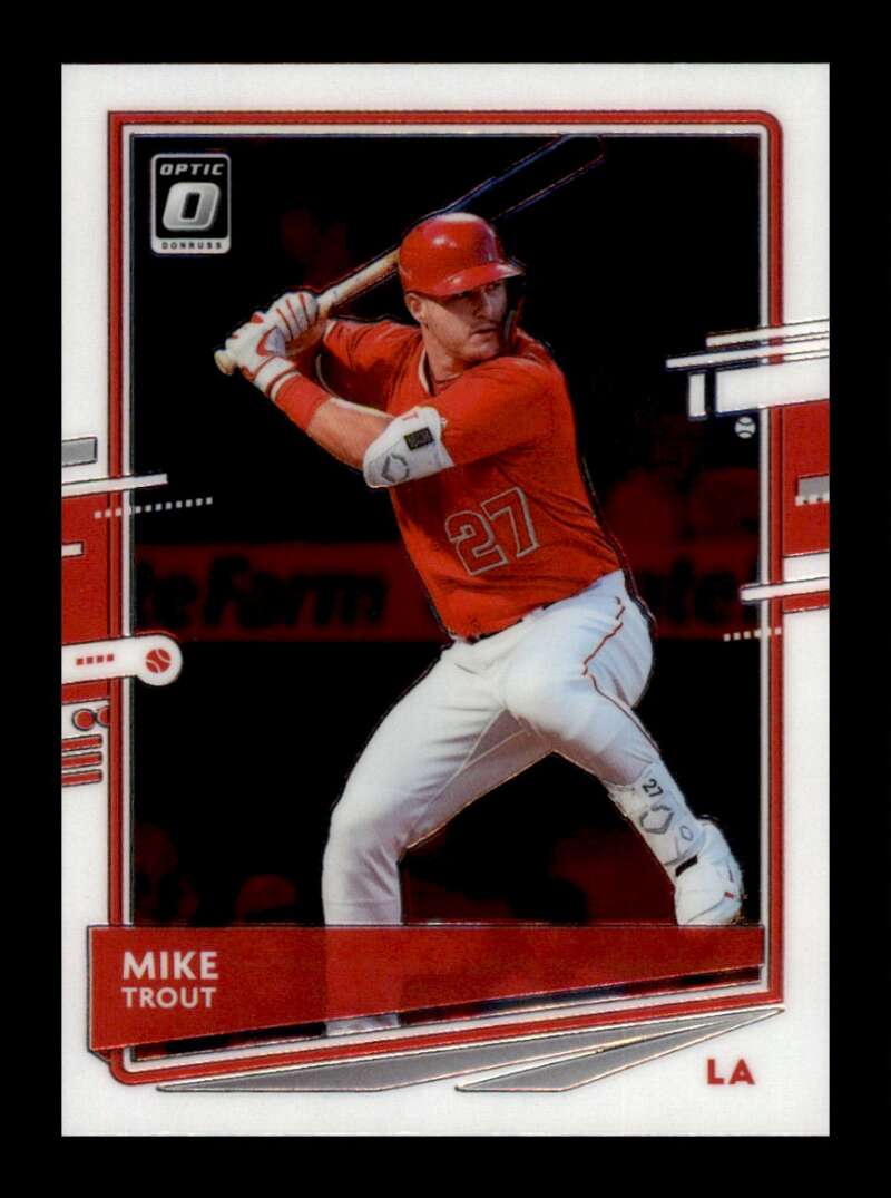 Load image into Gallery viewer, 2020 Donruss Optic Mike Trout #142 Los Angeles Angels Image 1
