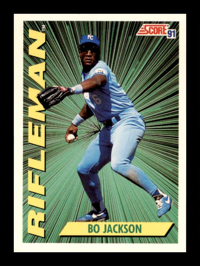 Load image into Gallery viewer, 1991 Score Rifleman Bo Jackson #412 Kansas City Royals Image 1
