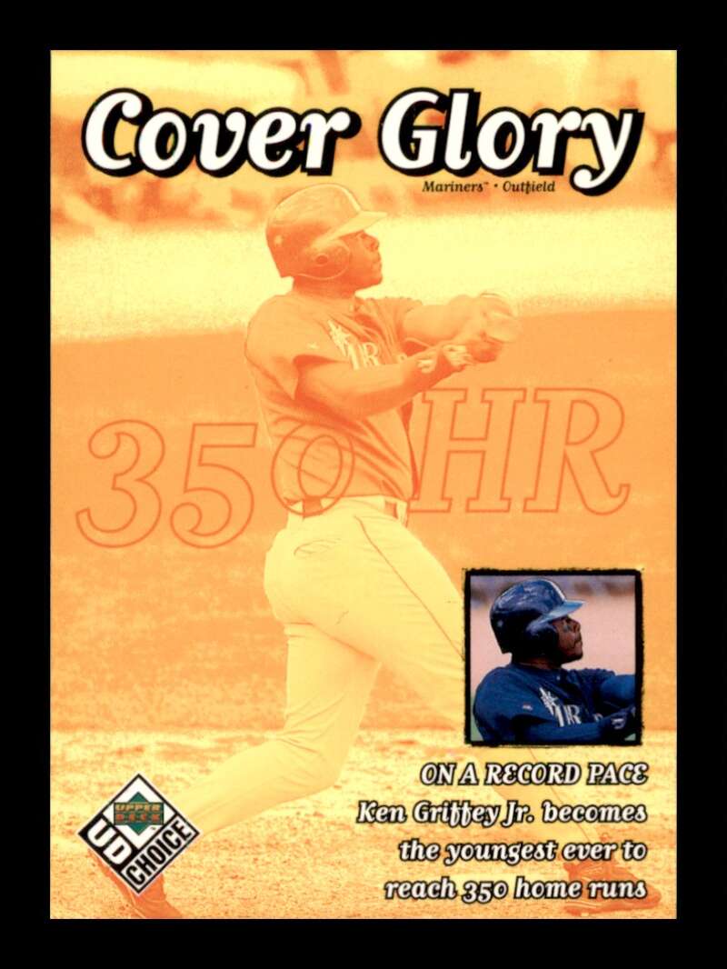 Load image into Gallery viewer, 1999 Upper Deck Choice Cover Glory Ken Griffey Jr #37 Seattle Mariners Image 1
