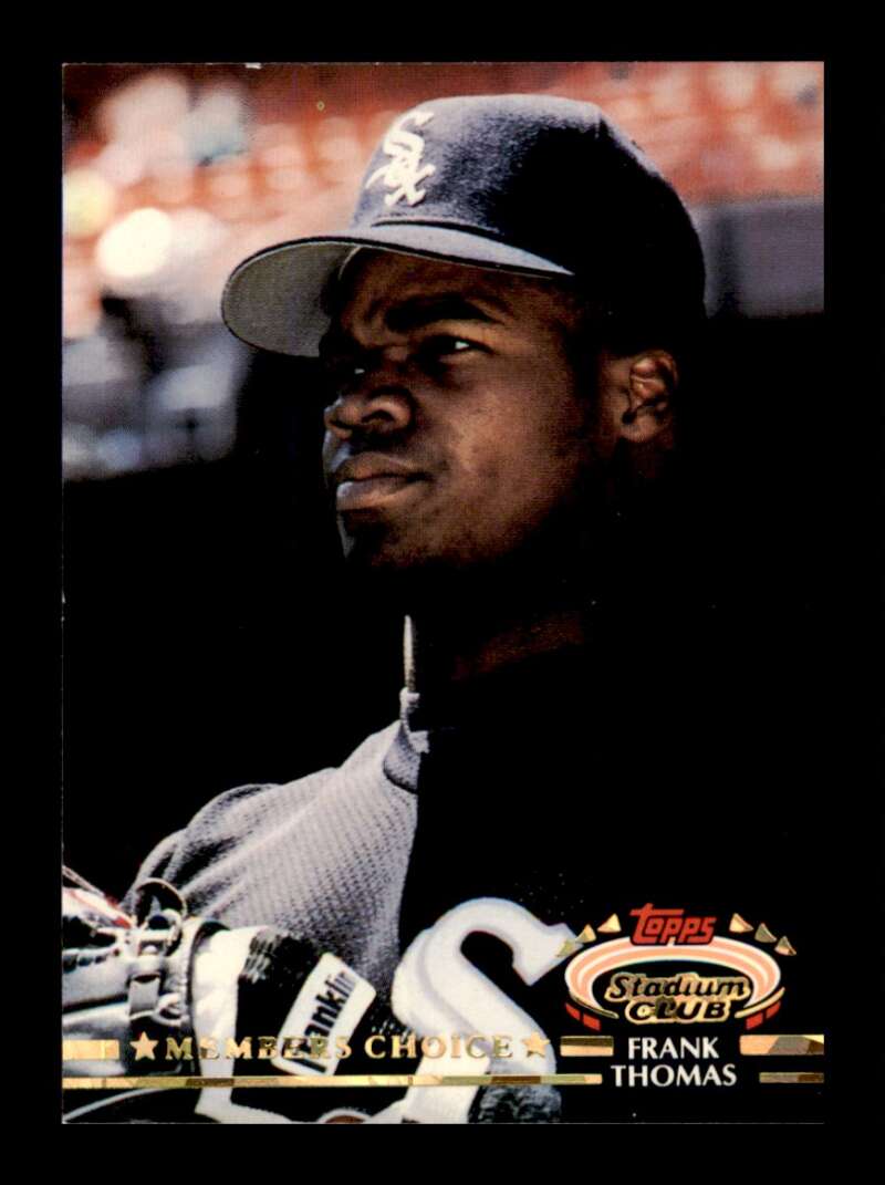 Load image into Gallery viewer, 1992 Topps Stadium Club Members Choice Frank Thomas #591 Chicago White Sox Image 1
