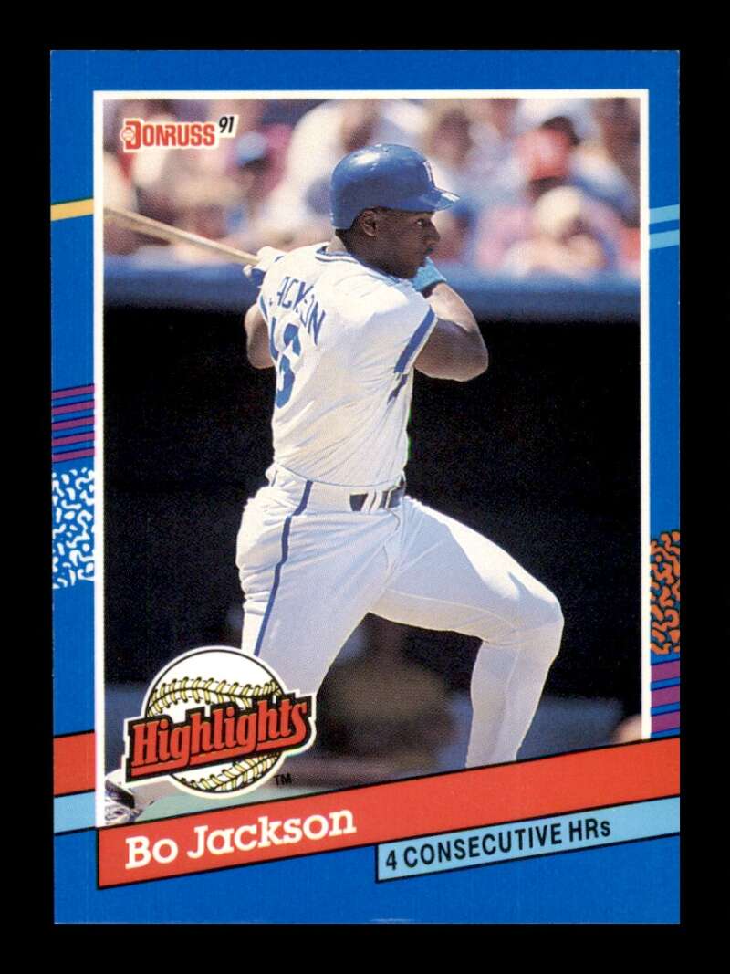 Load image into Gallery viewer, 1991 Donruss Bonus Cards Bo Jackson #BC-10 Kansas City Royals Image 1
