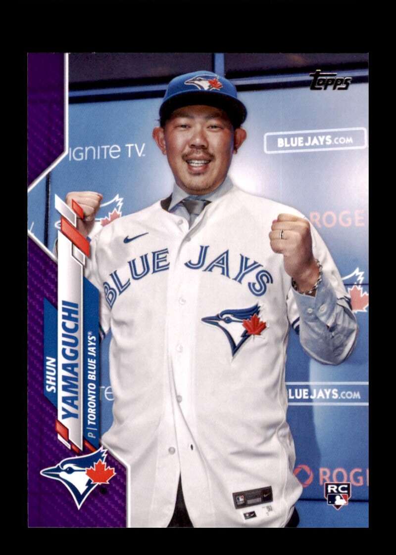 Load image into Gallery viewer, 2020 Topps Meijer Purple Shun Yamaguchi #449 Rookie RC Toronto Blue Jays Image 1
