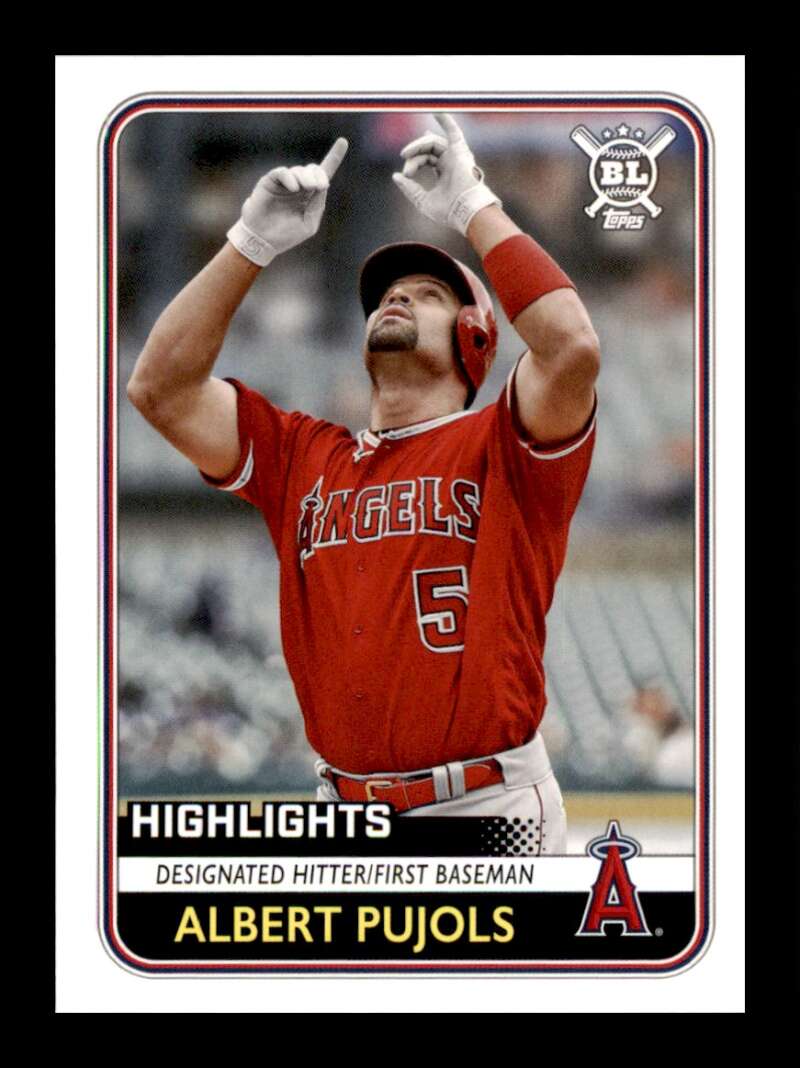 Load image into Gallery viewer, 2020 Topps Big League Albert Pujols #289 Los Angeles Angels Image 1
