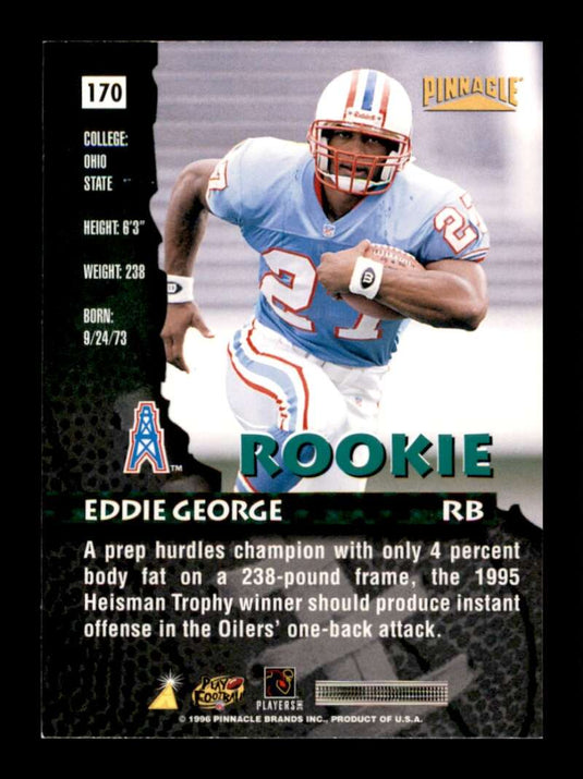 1996 Pinnacle Eddie George