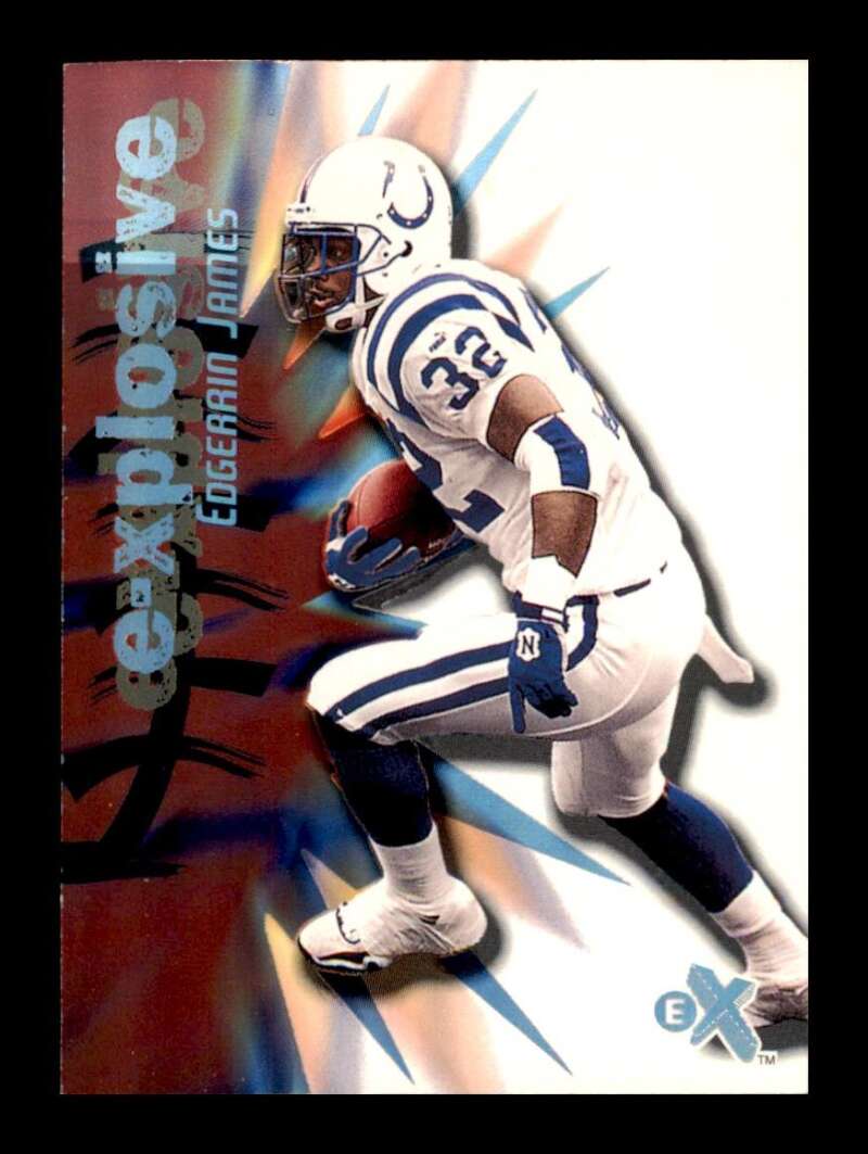 Load image into Gallery viewer, 2000 Fleer EX E-Xplosive Edgerrin James #8 Indianapolis Colts Image 1
