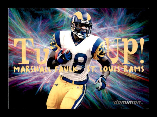 2000 Fleer Turfs Up Marshall Faulk