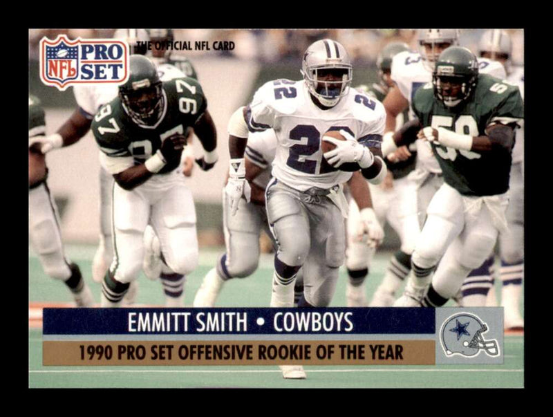 Load image into Gallery viewer, 1992 Pro Set Emmitt Smith #1 Dallas Cowboys Image 1
