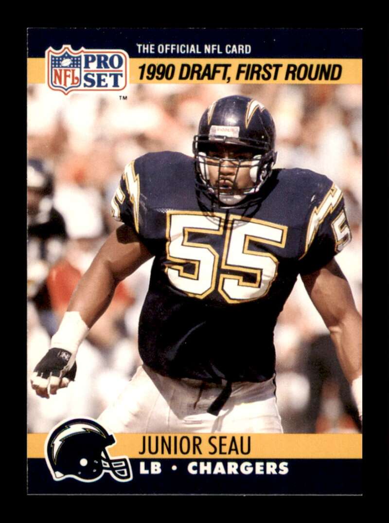 Load image into Gallery viewer, 1990 Pro Set Junior Seau #673 Rookie RC San Diego Chargers Image 1
