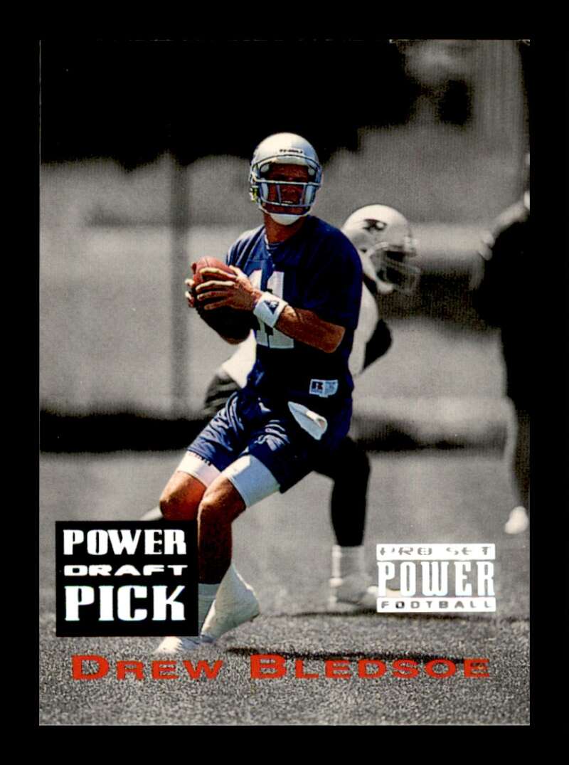 Load image into Gallery viewer, 1993 Pro Set Power Draft Picks Drew Bledsoe #PDP17 Rookie RC Patriots Image 1
