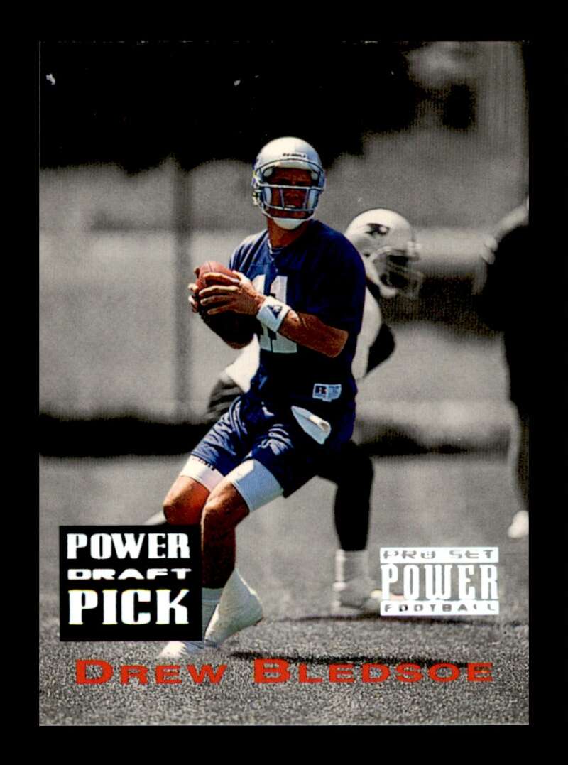 Load image into Gallery viewer, 1993 Pro Set Power Draft Picks Drew Bledsoe #PDP17 Rookie RC Patriots Image 1
