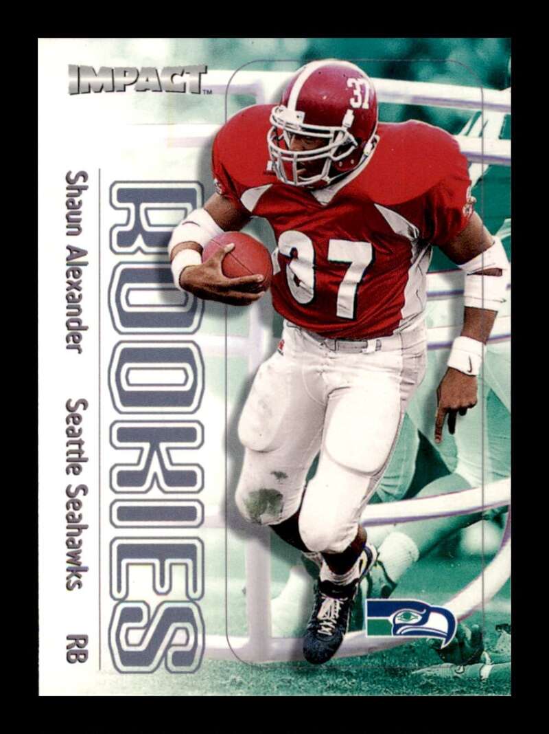 Load image into Gallery viewer, 2000 Skybox Impact Shaun Alexander #173 Rookie RC Seattle Seahawks Image 1
