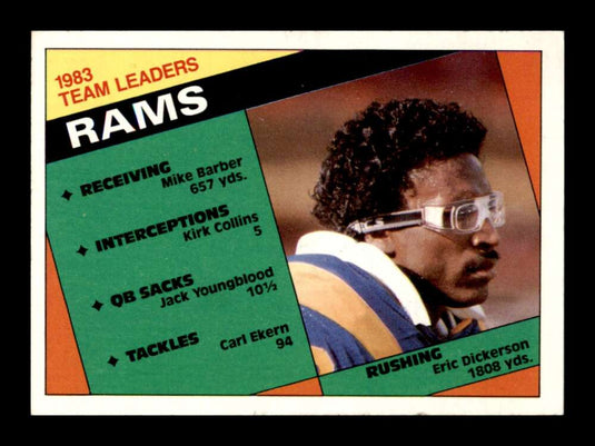 1984 Topps Eric Dickerson