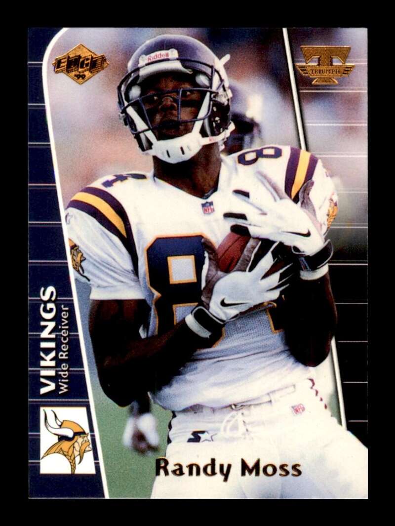 Load image into Gallery viewer, 1999 Collector&#39;s Edge Triumph Randy Moss #T48 Minnesota Vikings Image 1
