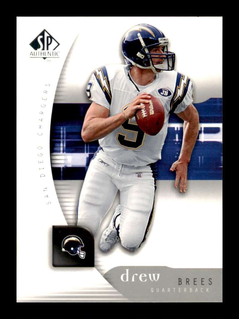 Load image into Gallery viewer, 2005 Upper Deck SP Authentic Drew Brees #71 San Diego Chargers Image 1
