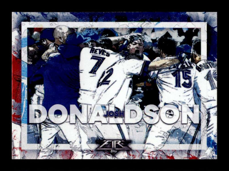 Load image into Gallery viewer, 2017 Topps Fire Walk It Off Josh Donaldson #WO-8 Toronto Blue Jays Image 1
