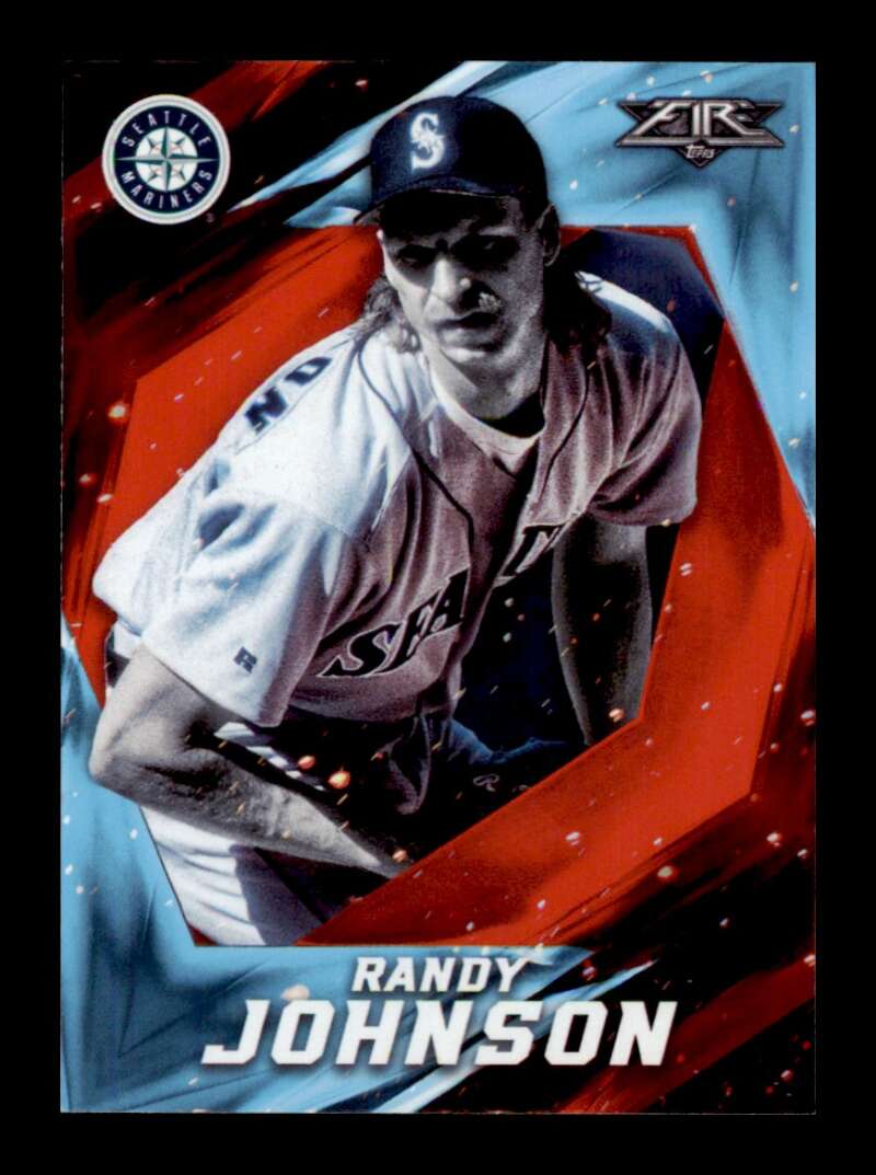 Load image into Gallery viewer, 2017 Topps Fire Flame Randy Johnson #4 Short Print SP Seattle Mariners Image 1
