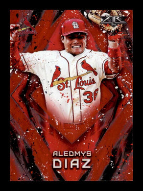 2017 Topps Fire Flame Aledmys Diaz 