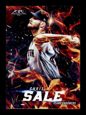 2017 Topps Fire Flame Throwers Chris Sale 