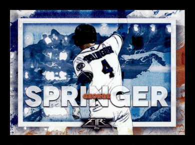 2017 Topps Fire Walk It Off George Springer 