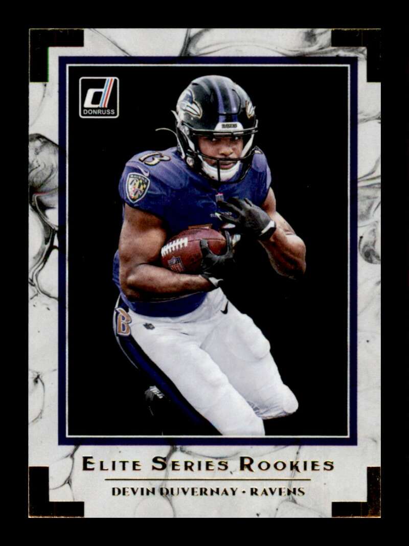 Load image into Gallery viewer, 2020 Donruss Elite Series Rookies Devin Duvernay #ESR-DD Rookie RC Ravens Image 1
