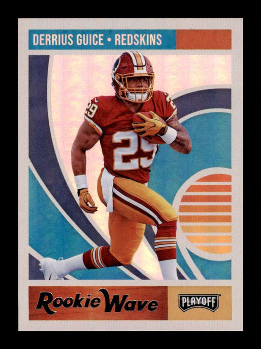 2018 Panini Playoff Rookie Wave Derrius Guice