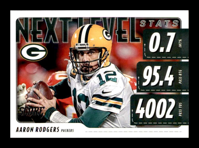 Load image into Gallery viewer, 2020 Score Next Level Stats Aaron Rodgers #NLS-AR Green Bay Packers Image 1
