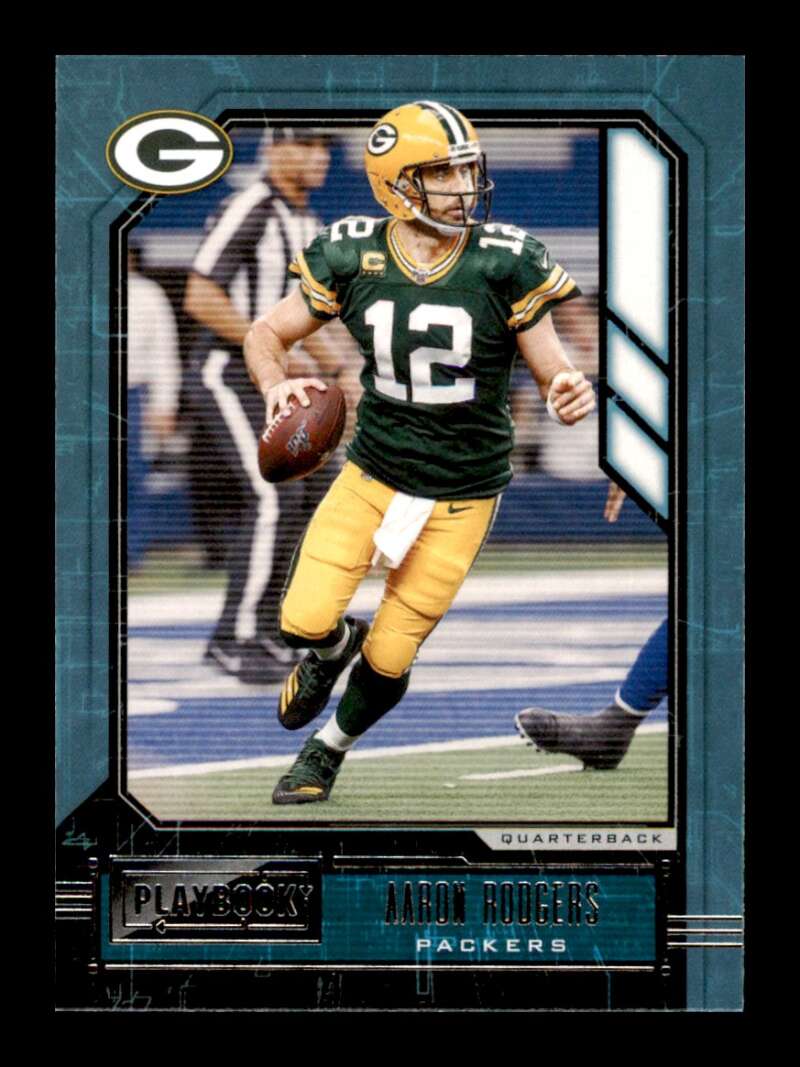 Load image into Gallery viewer, 2020 Panini Playbook Aaron Rodgers #70 Green Bay Packers Image 1
