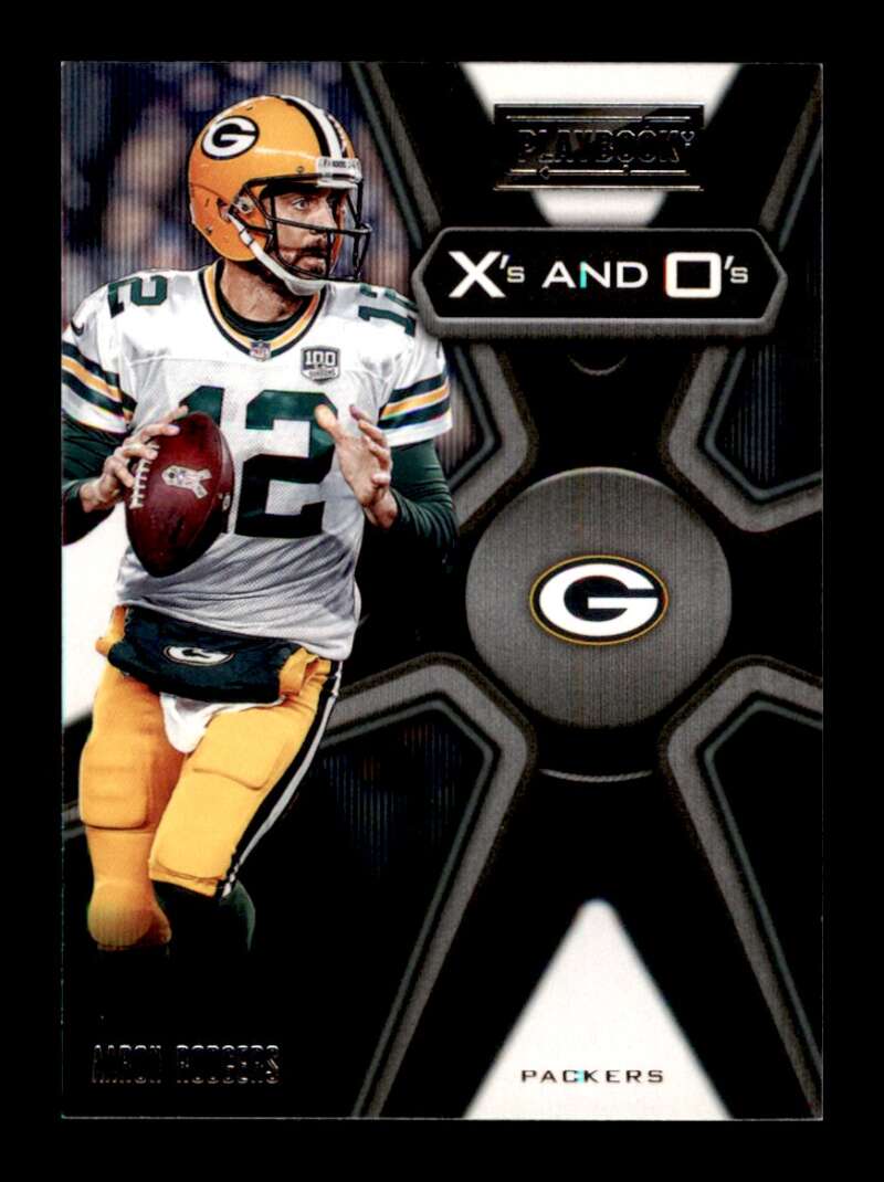 Load image into Gallery viewer, 2019 Panini Playbook X&#39;s and O&#39;s Aaron Rodgers #5 Green Bay Packers Image 1
