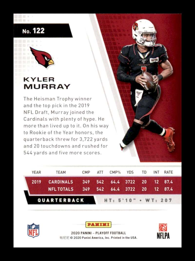 Load image into Gallery viewer, 2020 Panini Playoff Kyler Murray #122 Arizona Cardinals Image 2
