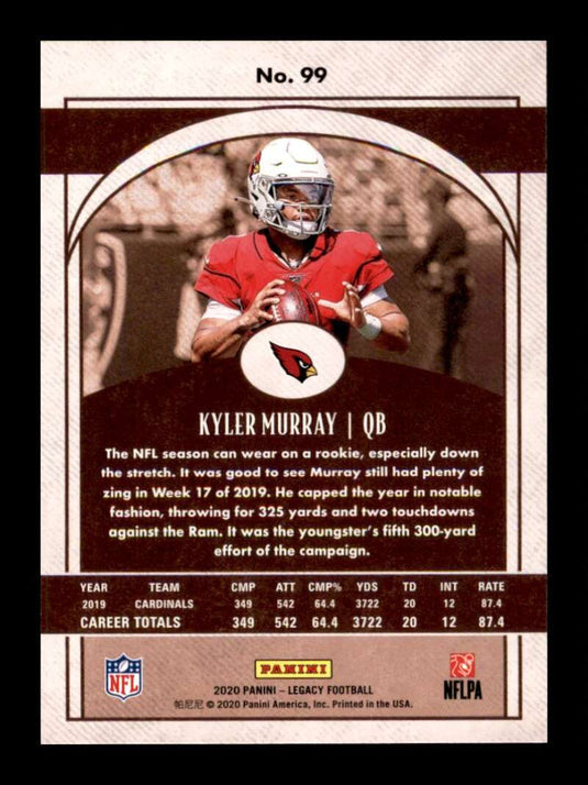 2020 Panini Legacy Kyler Murray