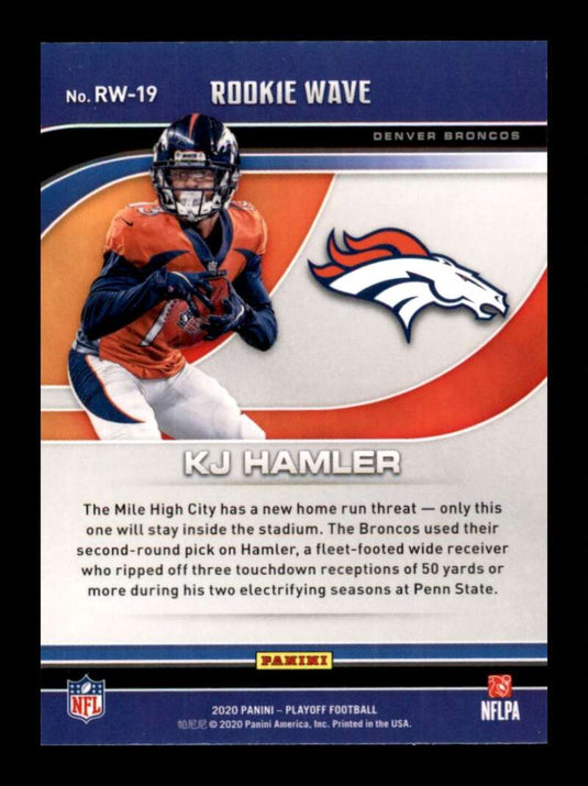 2020 Panini Playoff Rookie Wave KJ Hamler