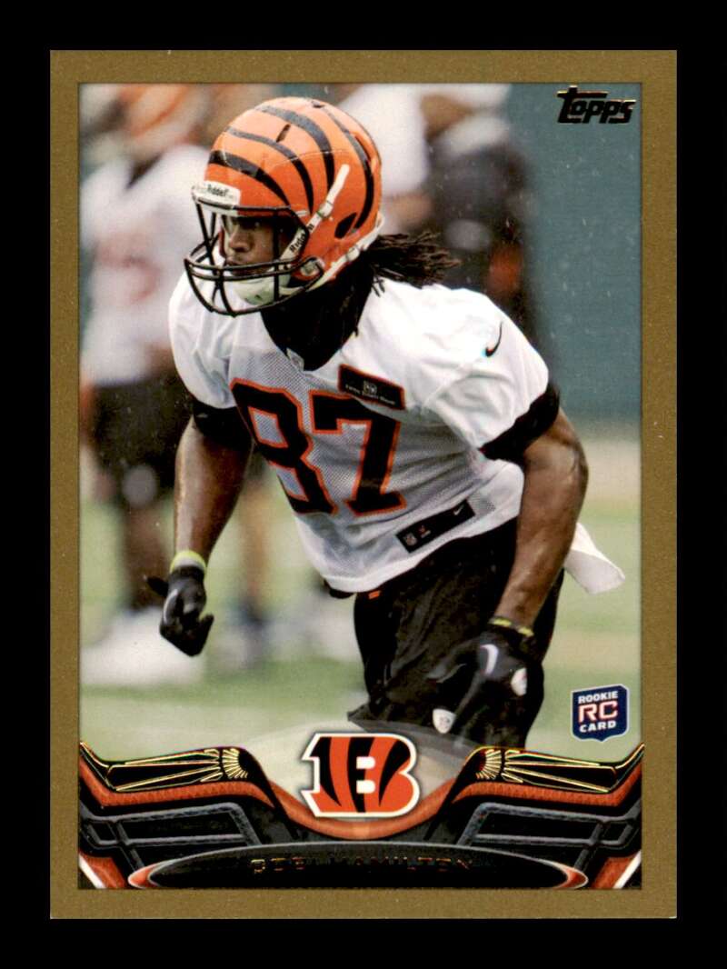 Load image into Gallery viewer, 2013 Topps Gold Cobi Hamilton #271 Rookie RC /2013 Cincinnati Bengals Image 1
