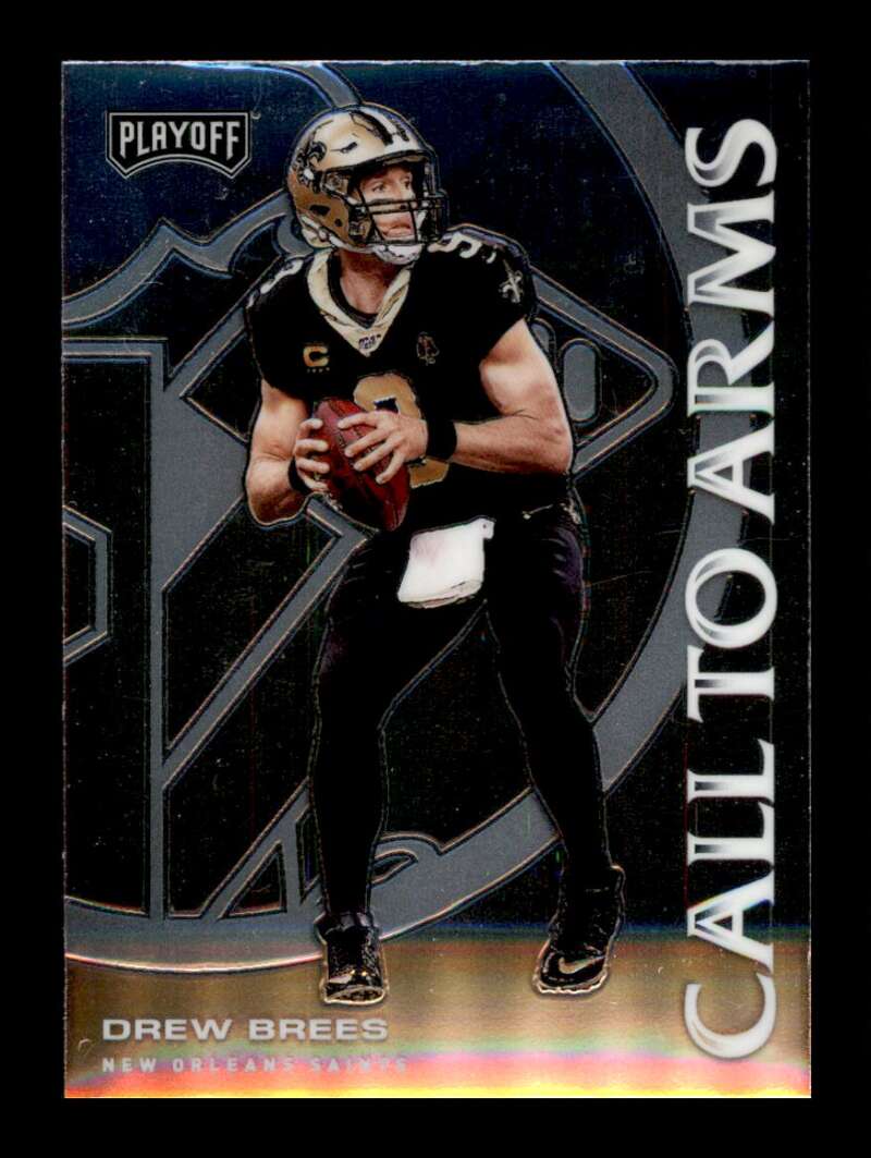 Load image into Gallery viewer, 2020 Panini Playoff Call to Arms Drew Brees #CA-8 New Orleans Saints Image 1
