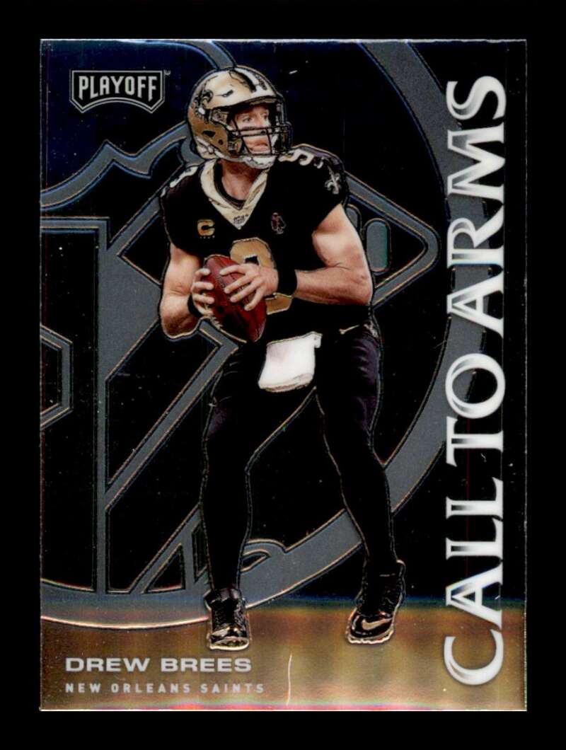 Load image into Gallery viewer, 2020 Panini Playoff Call to Arms Drew Brees #CA-8 New Orleans Saints Image 1
