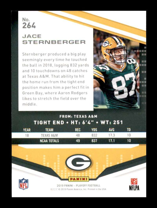 2019 Panini Playoff Jace Sternberger