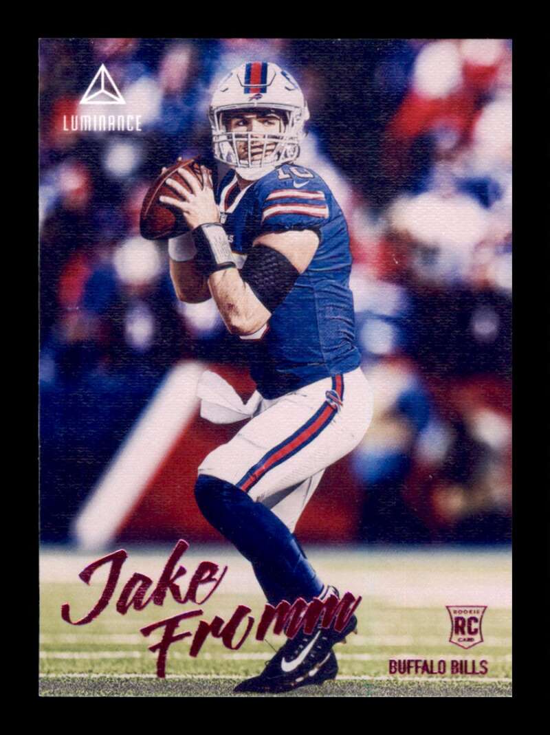 Load image into Gallery viewer, 2020 Panini Chronicles Luminance Pink Foil Jake Fromm #209 Rookie RC Bills Image 1
