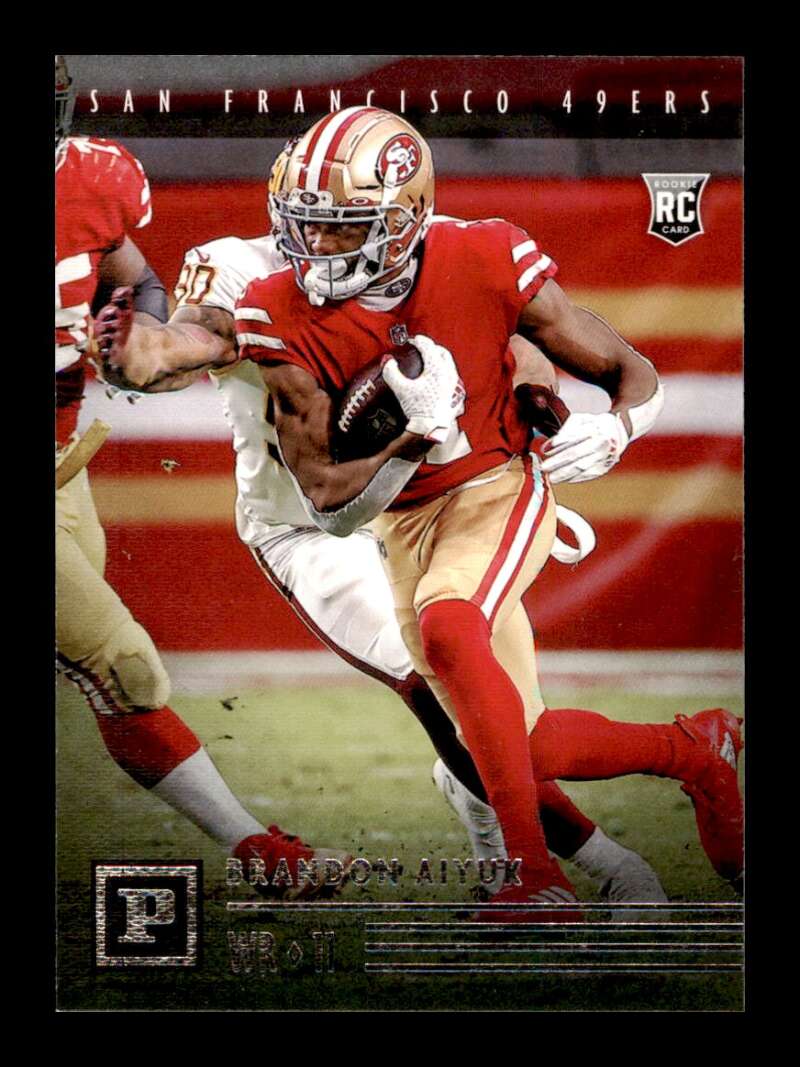 Load image into Gallery viewer, 2020 Panini Chronicles Brandon Aiyuk #PA-17 San Francisco 49ers Image 1
