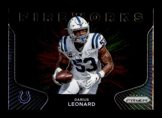 2020 Panini Prizm Fireworks Darius Leonard 