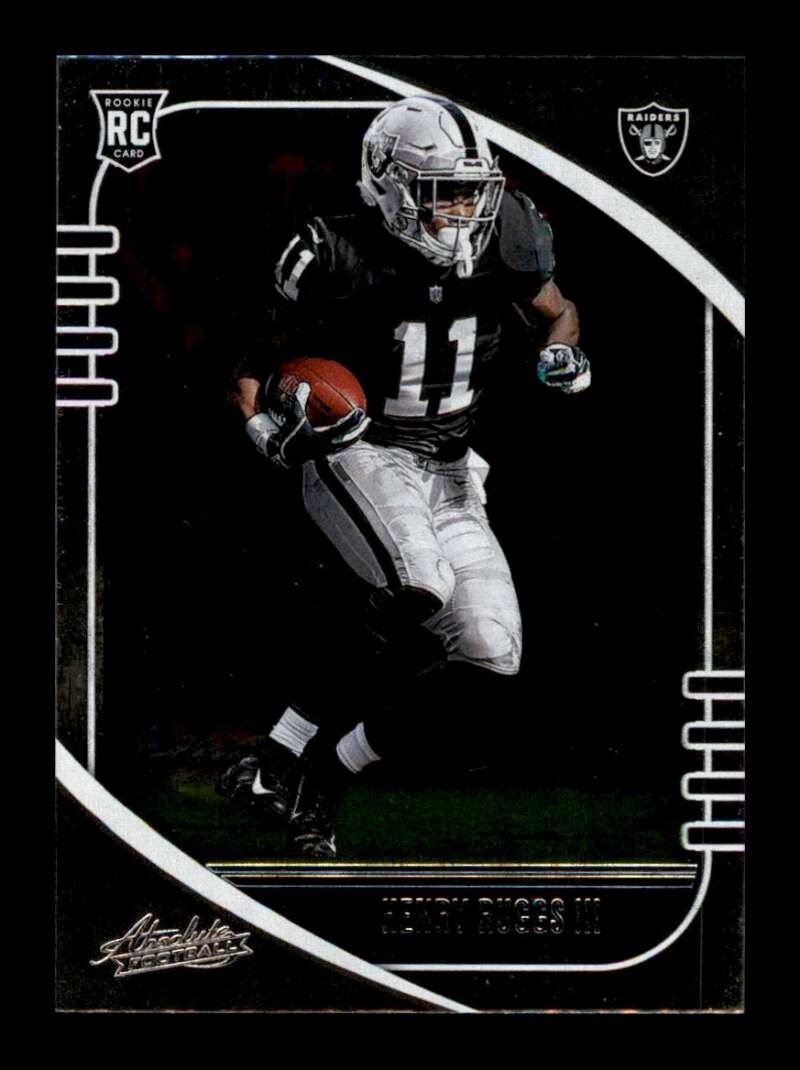 Load image into Gallery viewer, 2020 Panini Absolute Henry Ruggs III #138 Rookie RC Las Vegas Raiders Image 1
