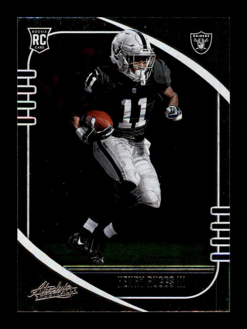 Load image into Gallery viewer, 2020 Panini Absolute Henry Ruggs III #138 Rookie RC Las Vegas Raiders Image 1
