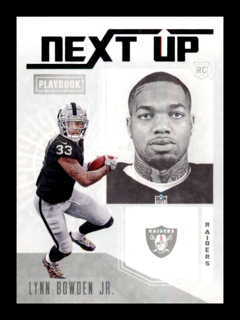 Load image into Gallery viewer, 2020 Panini Playbook Next Up Lynn Bowden Jr. #NU-35 Las Vegas Raiders Image 1
