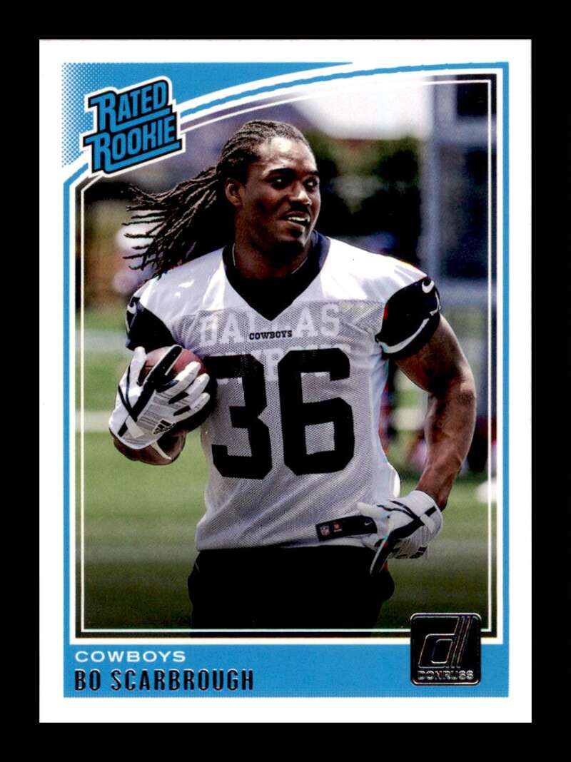 Load image into Gallery viewer, 2018 Donruss Bo Scarbrough #344 Rookie RC Dallas Cowboys Image 1
