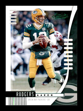 2019 Panini Absolute Green Aaron Rodgers 