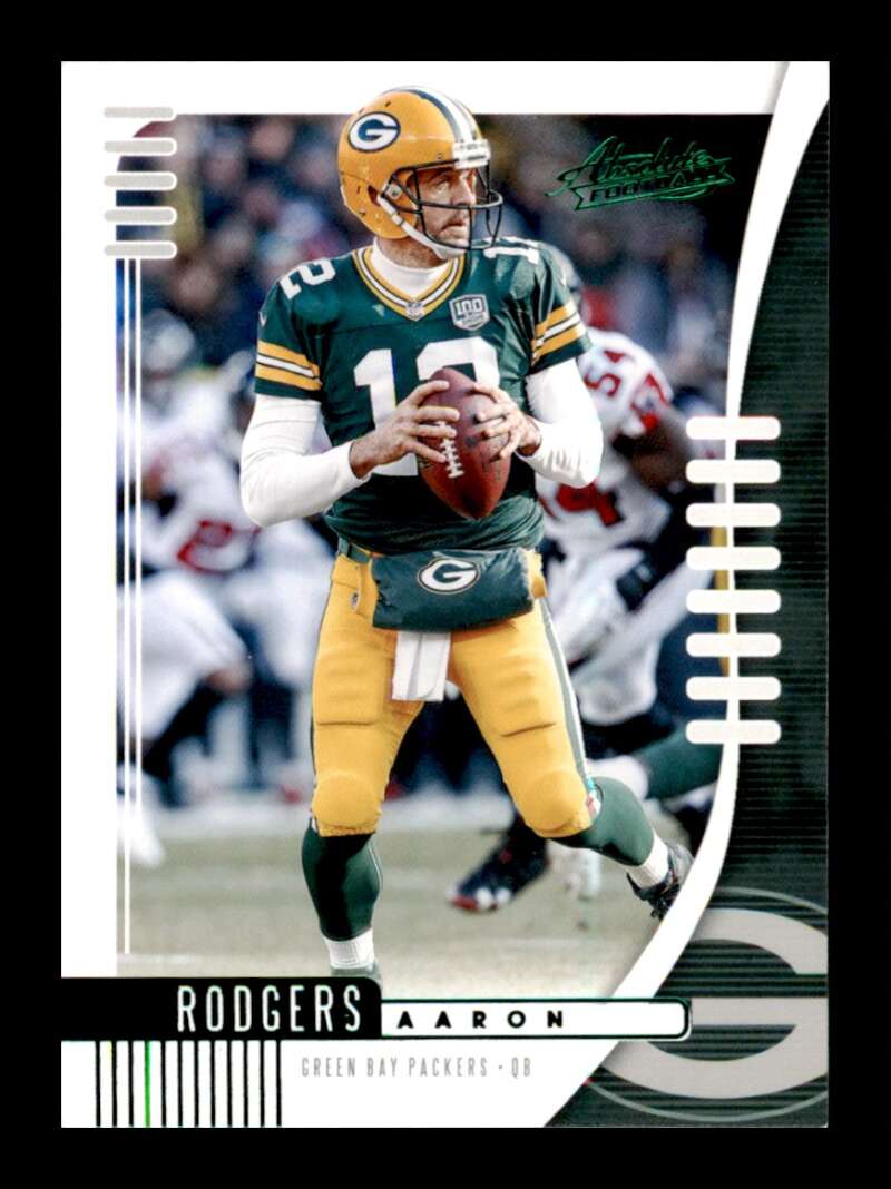 Load image into Gallery viewer, 2019 Panini Absolute Green Aaron Rodgers #70 Green Bay Packers Image 1
