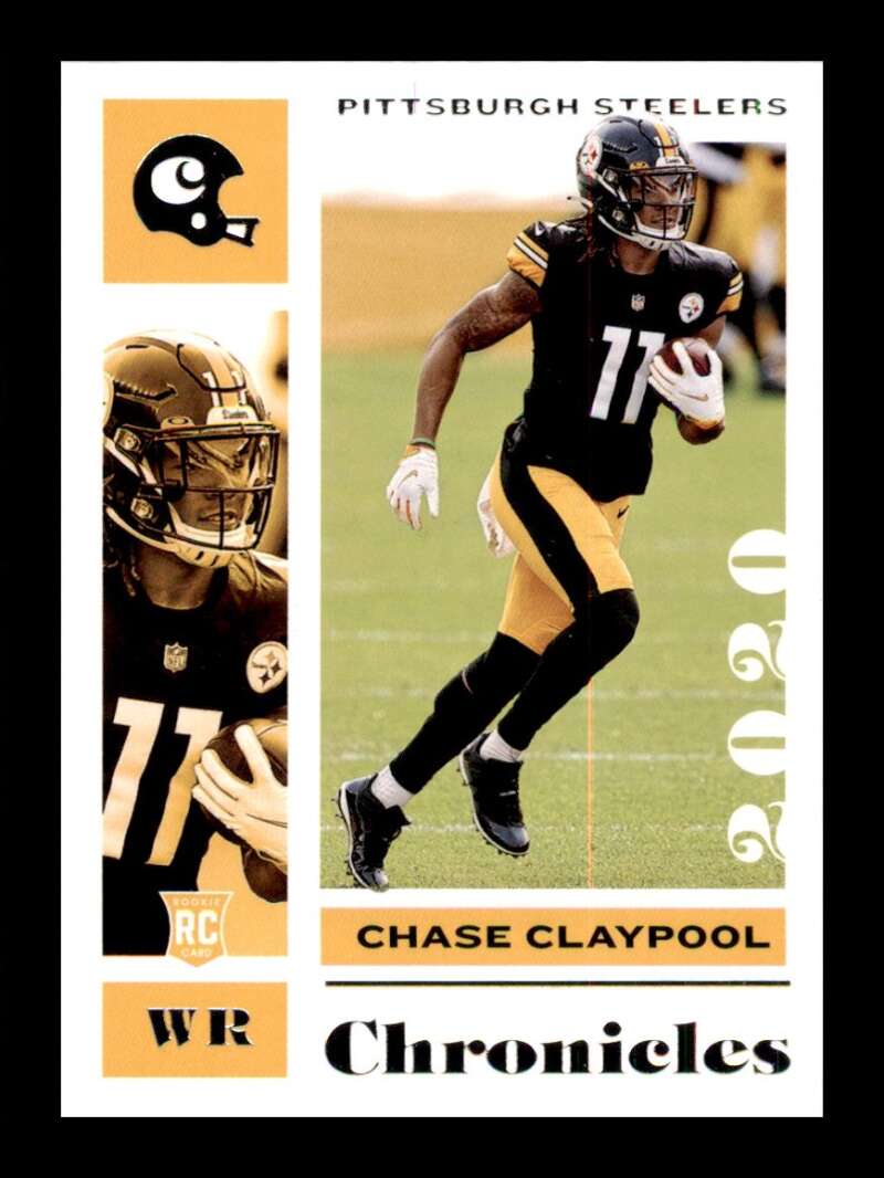 Load image into Gallery viewer, 2020 Panini Chronicles Chase Claypool #79 Rookie RC Pittsburgh Steelers Image 1
