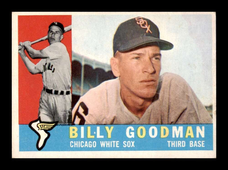 Load image into Gallery viewer, 1960 Topps Billy Goodman #69 Set Break Pen Mark Chicago White Sox Image 1
