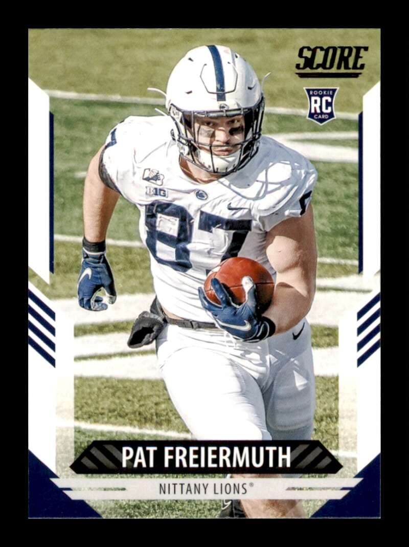 Load image into Gallery viewer, 2021 Score Pat Freiermuth #323 Rookie RC Penn State Nittany Lions Image 1
