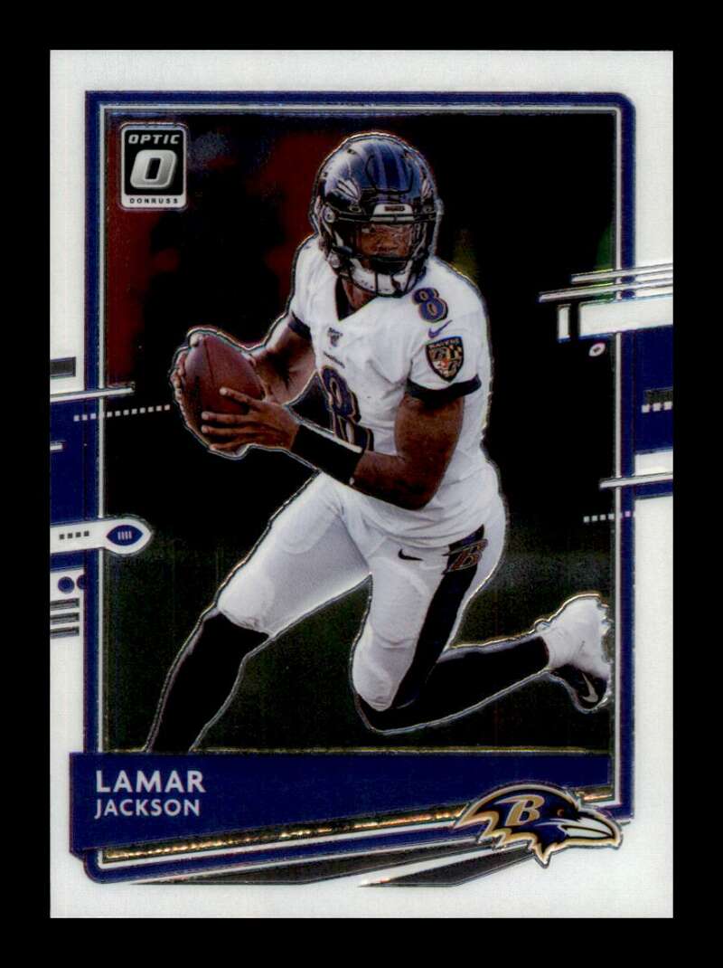 Load image into Gallery viewer, 2020 Donruss Optic Lamar Jackson #11 Baltimore Ravens Image 1
